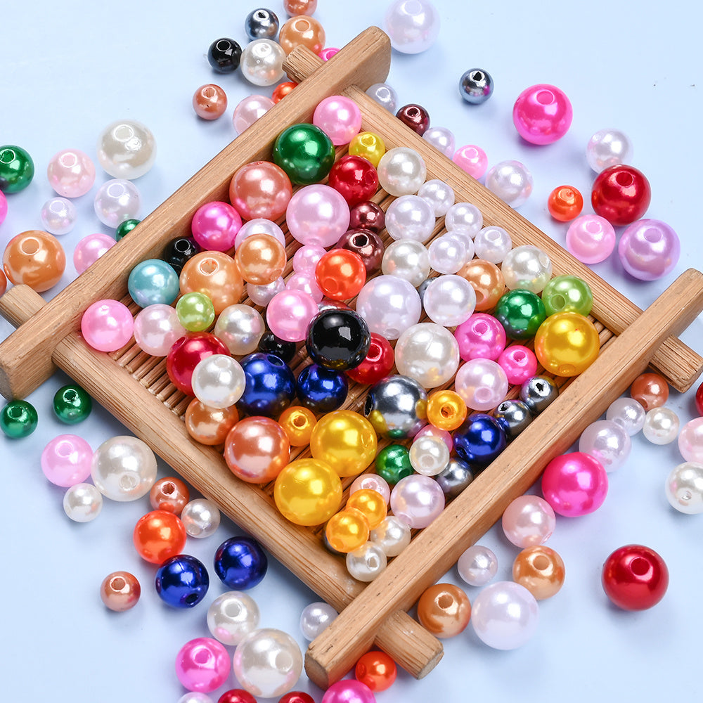 Colorful ABS Imitation Pearl Beads