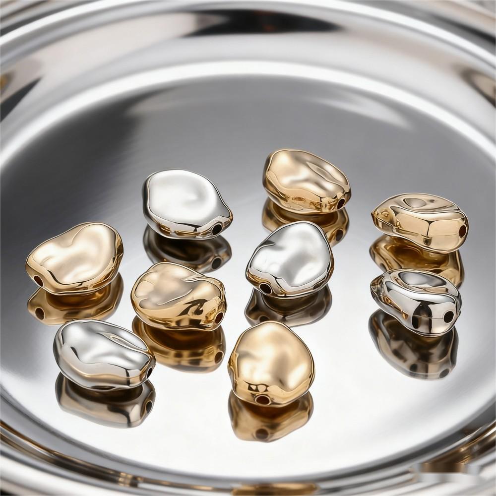 Modern Irregular Faceted Beads