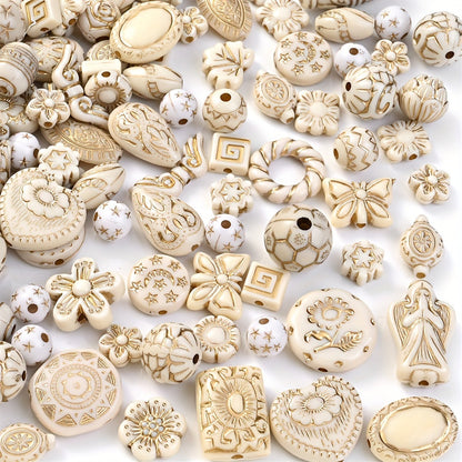 Retro Acrylic Beads Mix