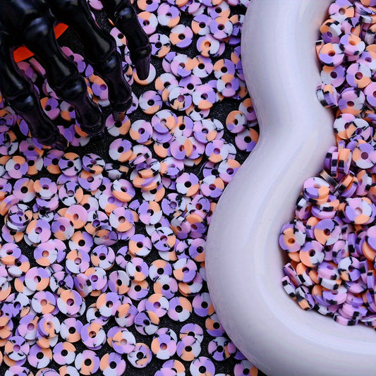 Bright Color Halloween Soft Clay Beads