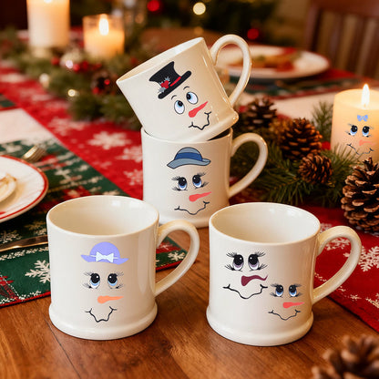 Snowman Emoji PVC Stickers