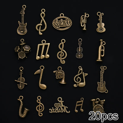 Musical Instrument Alloy Pendants