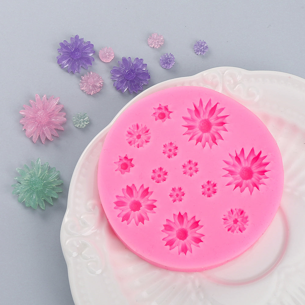 Flower Silicone Mould for Polymer Clay Crafts