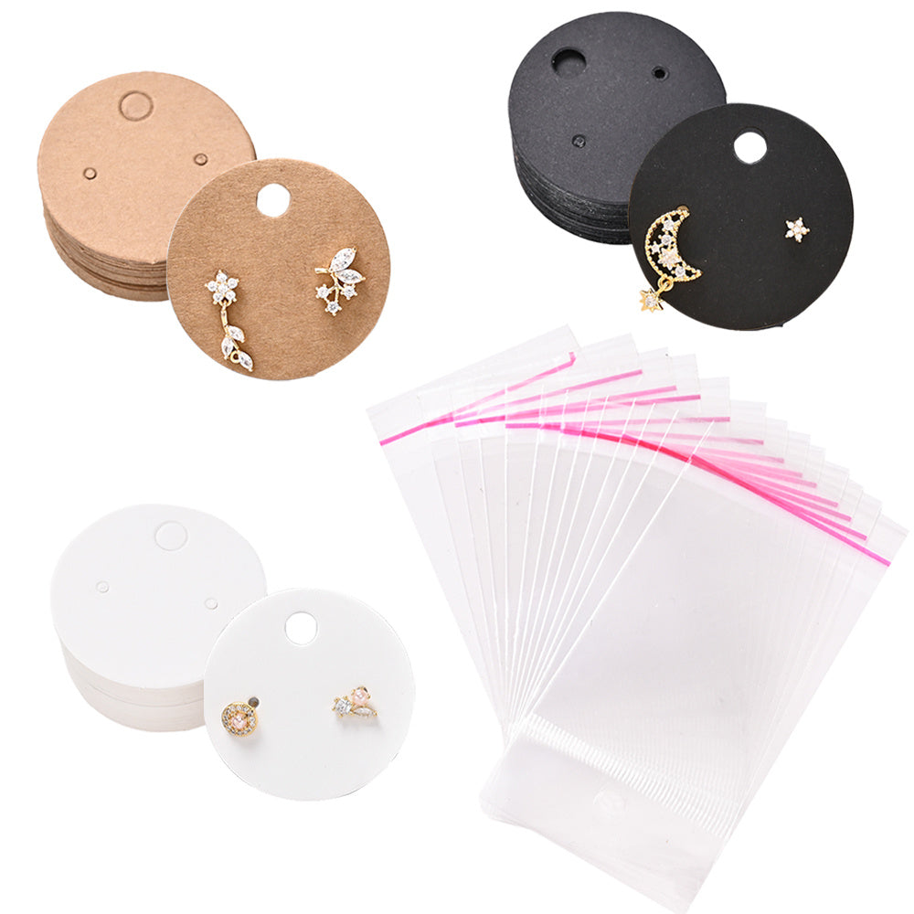 Keychain and Jewelry OPP Packaging Card Set