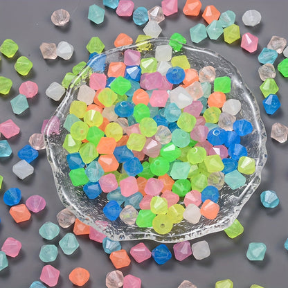 Luminous Rhombus Acrylic Beads