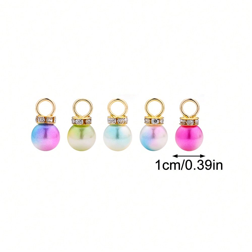 20-Piece 10 mm Iridescent Mermaid Bead Set