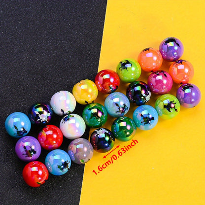 Halloween Flying Witch Acrylic Beads