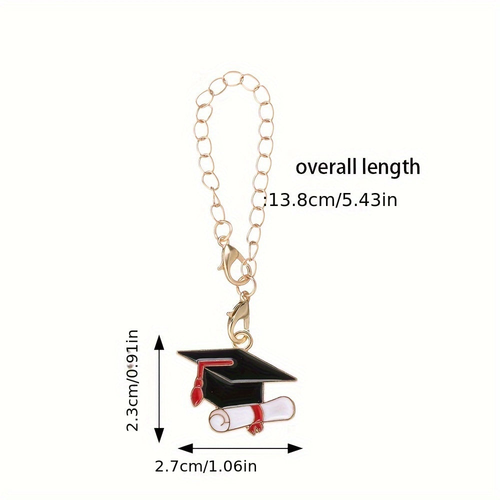 1PC Doctor Hat, Book & Apple Pendant Chain