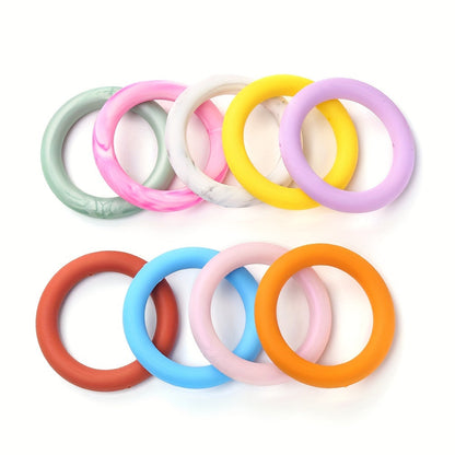 Round Silicone Pendant Rings