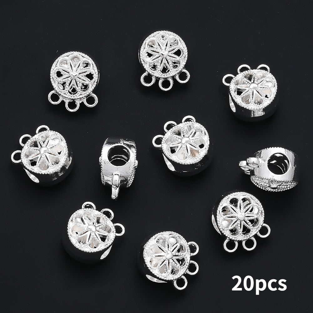 20/40/60PCS Boho Silver-Tone Dreamcatcher Charms & Spacer Beads