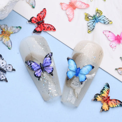 Mixed Butterfly Nail Art Decorations