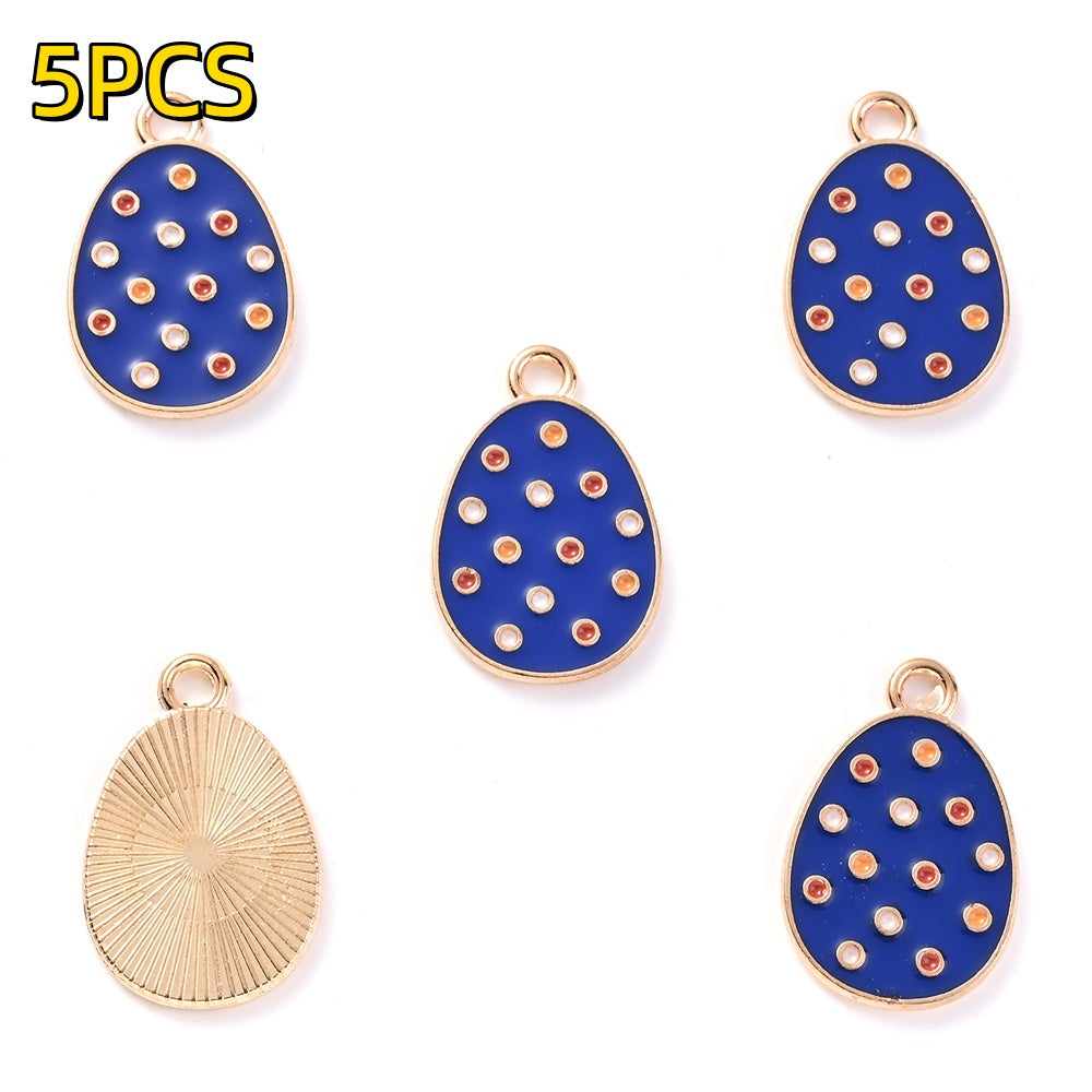Easter Egg Alloy Pendants