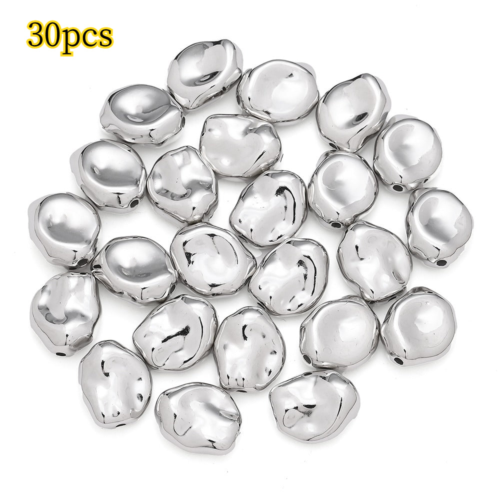 Modern Irregular Faceted Beads