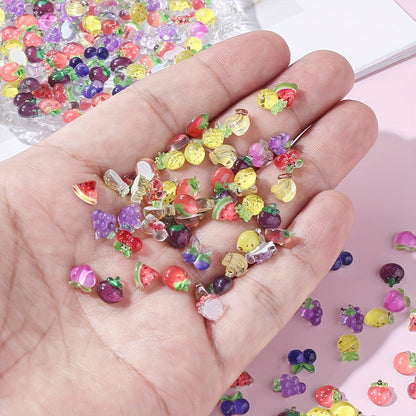 Mixed Fruit Acrylic Charms