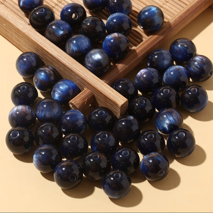 Starry Sky Round Resin Beads