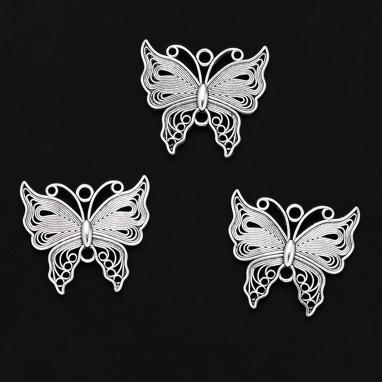 Vintage Butterfly Alloy Charms
