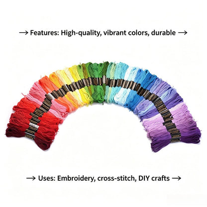 Multicolor Embroidery Floss Thread Set