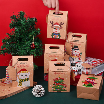 Christmas Kraft Paper Gift Boxes