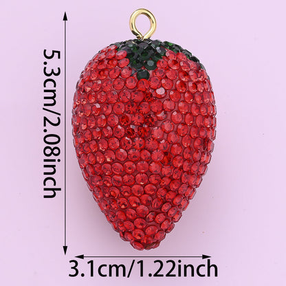 Strawberry Soft Clay Pendant
