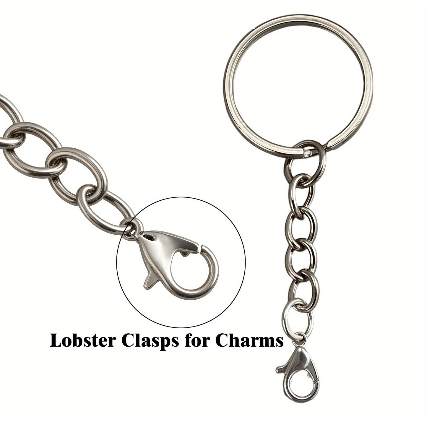 Screw Eye Pin Key Rings