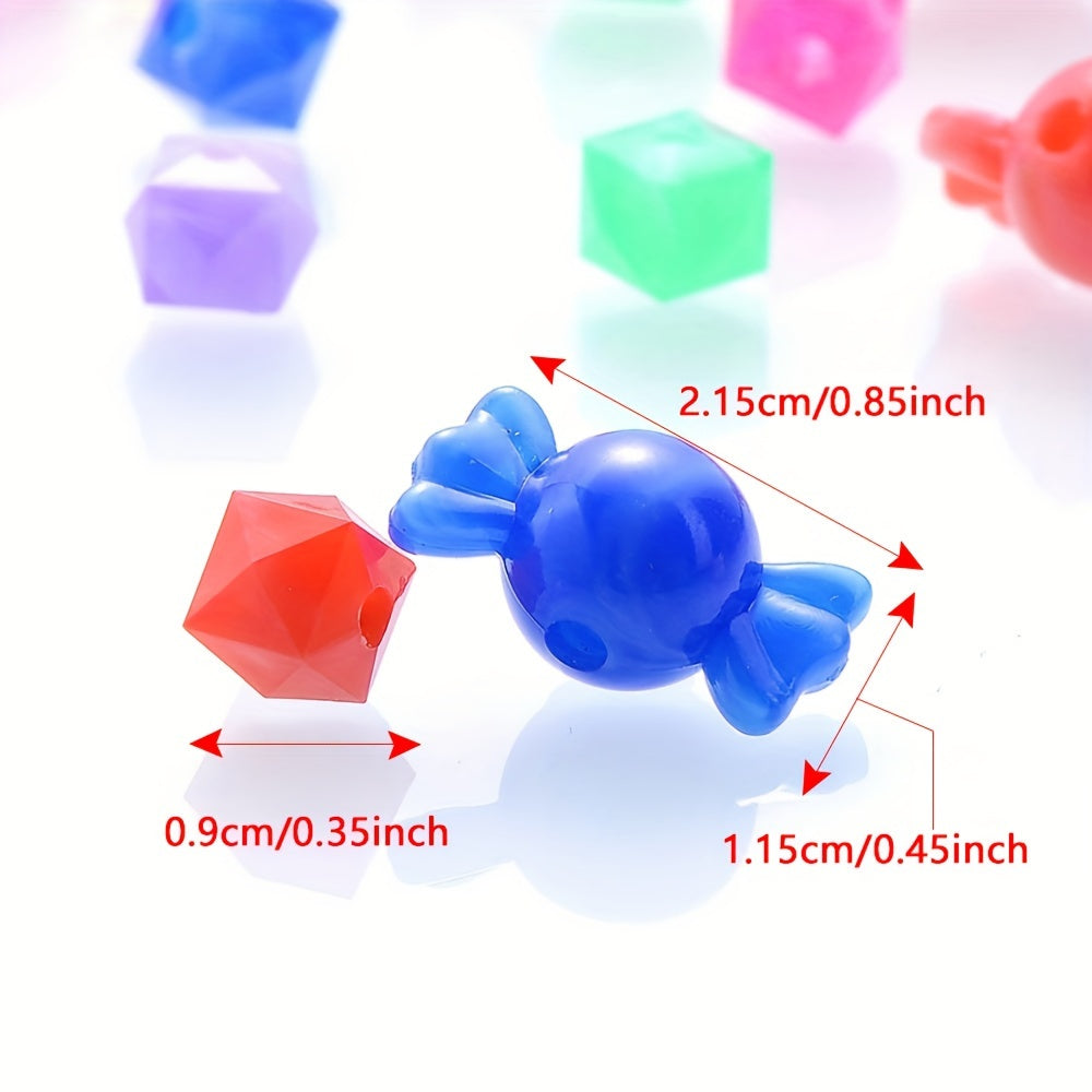 Polygonal Acrylic Beads