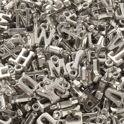 Mixed Letter Acrylic Pendant Beads