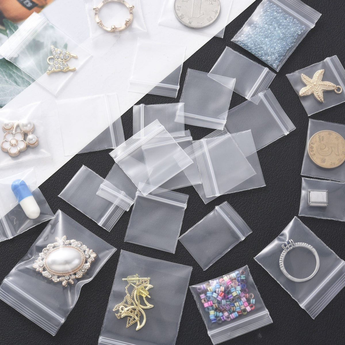 Mini Clear OPP Jewelry Storage Bags