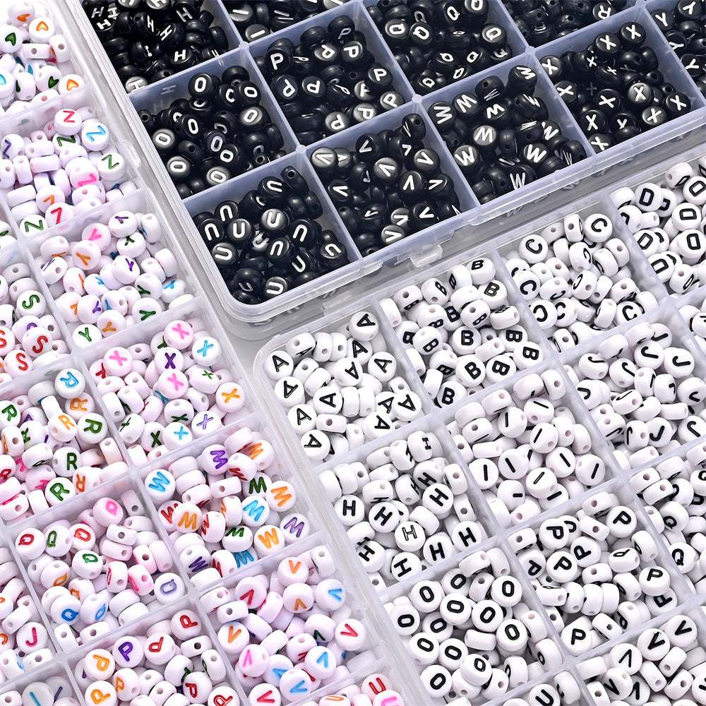 Acrylic Letter Beads Set