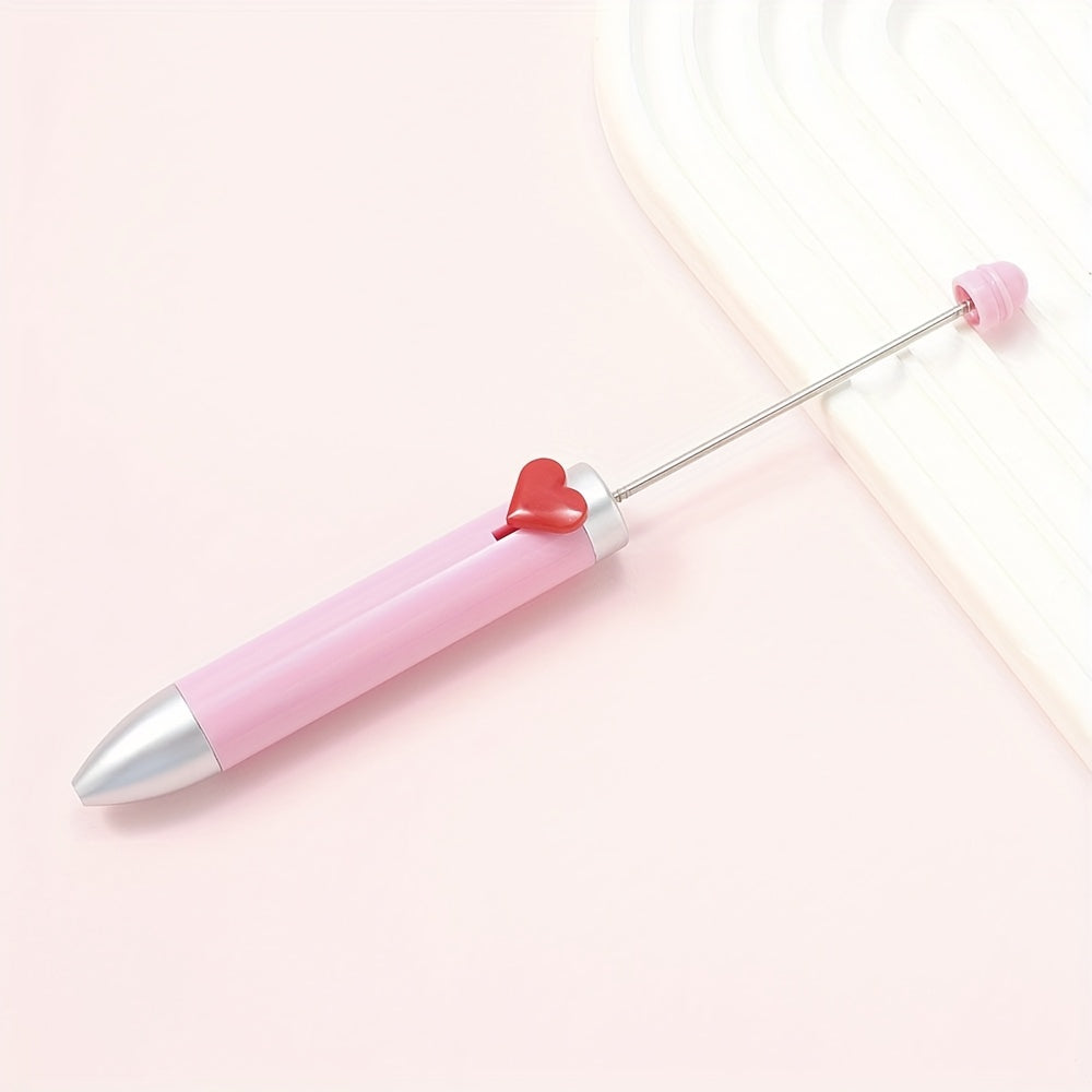 155x14 mm Creative Plastic Beaded Ballpoint Pen
