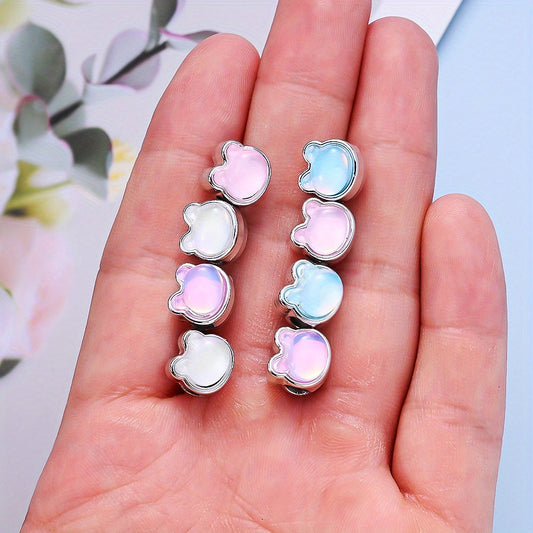 Colored Bear Plastic Spacer Beads