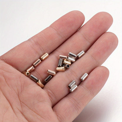 800pcs Multicolor Cylinder Tube Beads Loose Spacer CCB Beads