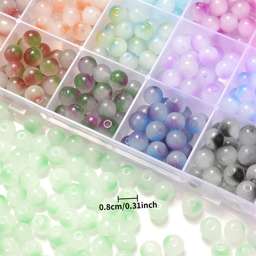 8 mm Glass Beads