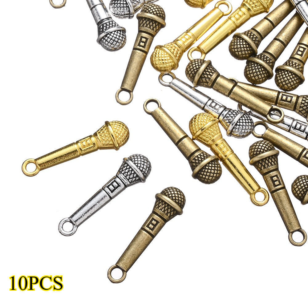 Microphone Alloy Pendants