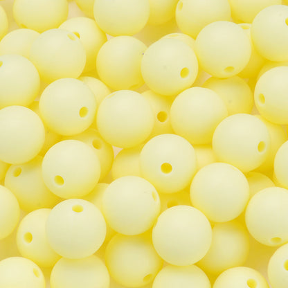12 mm Round Silicone Beads