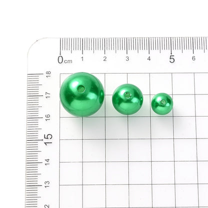Christmas Acrylic Round Beads