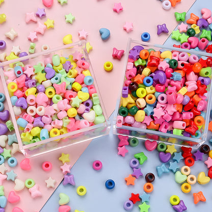 Mixed Heart Butterfly Acrylic Beads