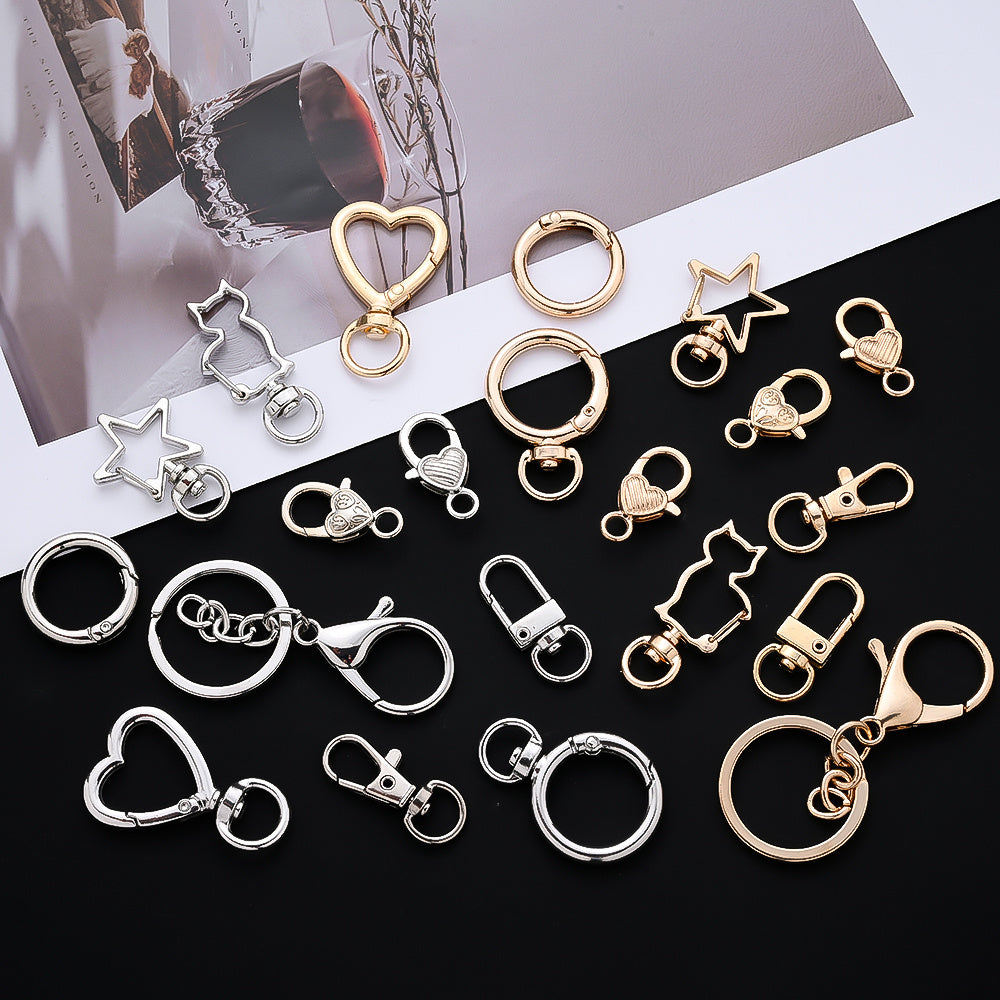 Golden & Silver Keychain Clasp Set