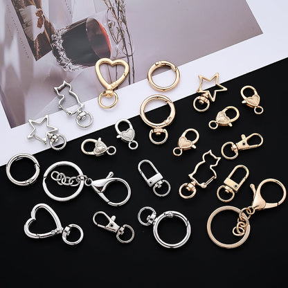 Golden & Silver Keychain Clasp Set