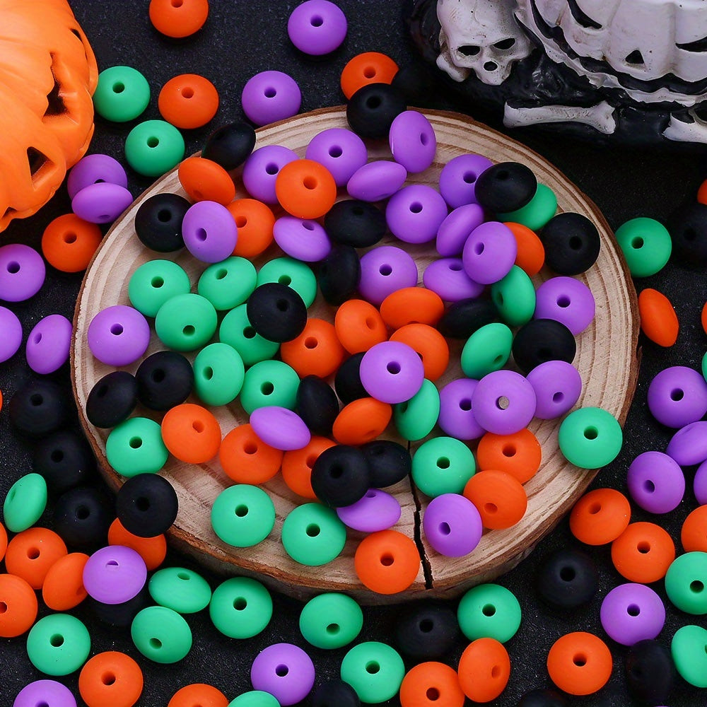 Silicone Abacus Spacer Beads