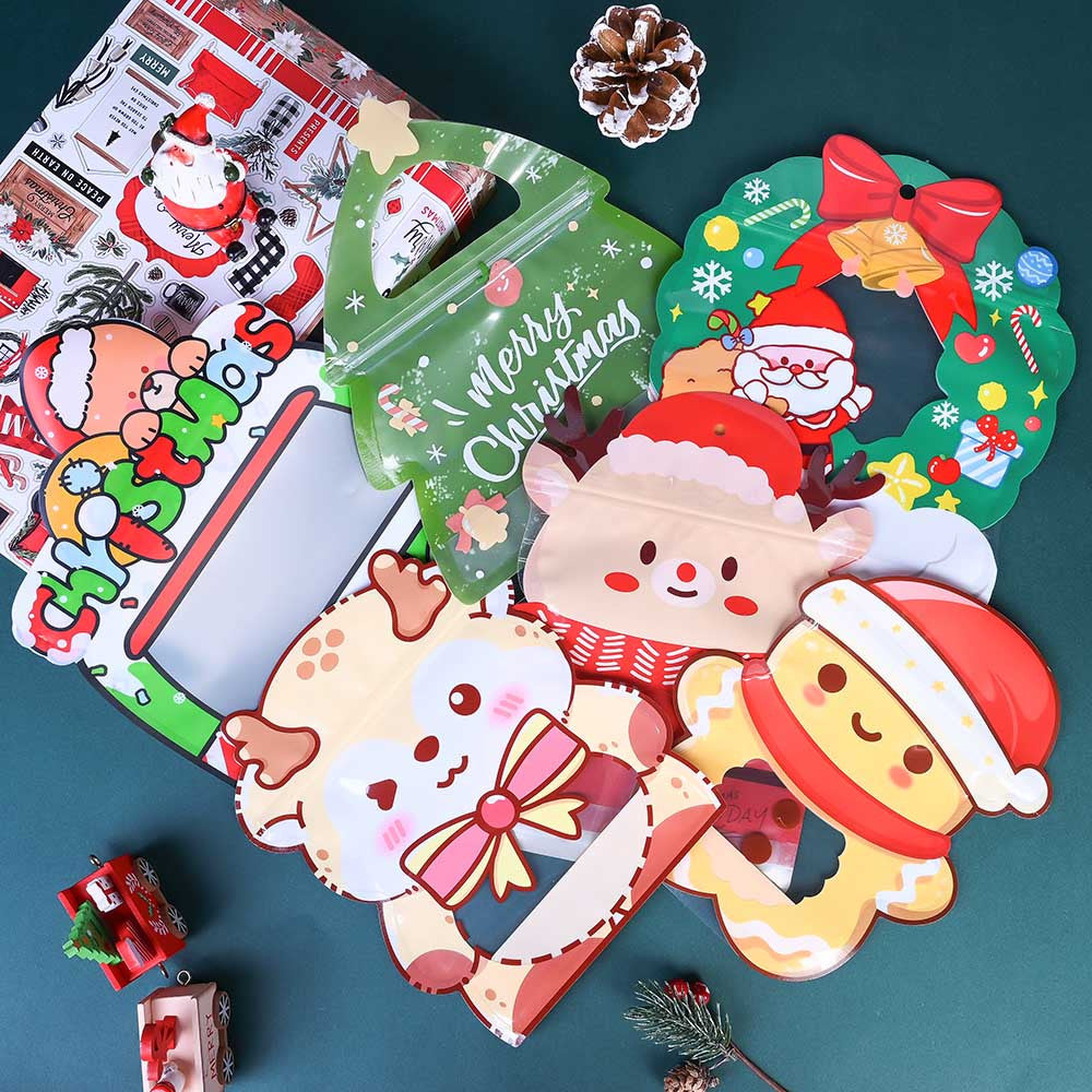20PCS 18×21mm Reusable Christmas Gift Bag Set