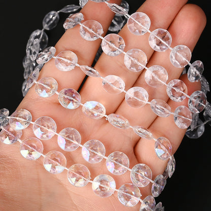 10m 10mm Transparent Acrylic Bead Chain Roll