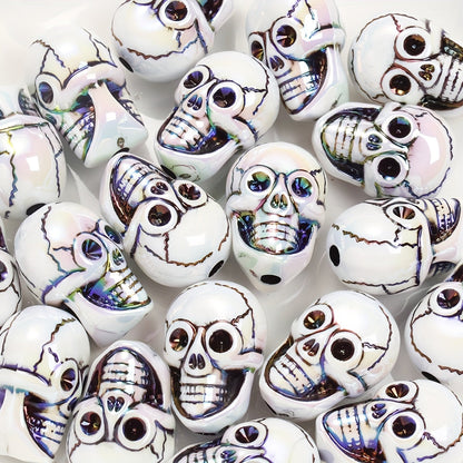 Skull Shaped Acrylic Beads