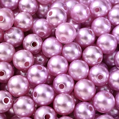 Colorful Imitation Pearl Acrylic Beads