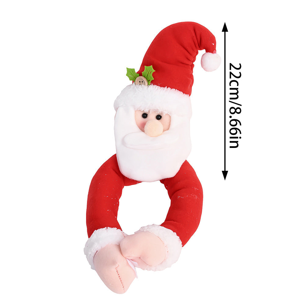 2-Piece 22x52 cm Santa Claus Curtain Tiebacks