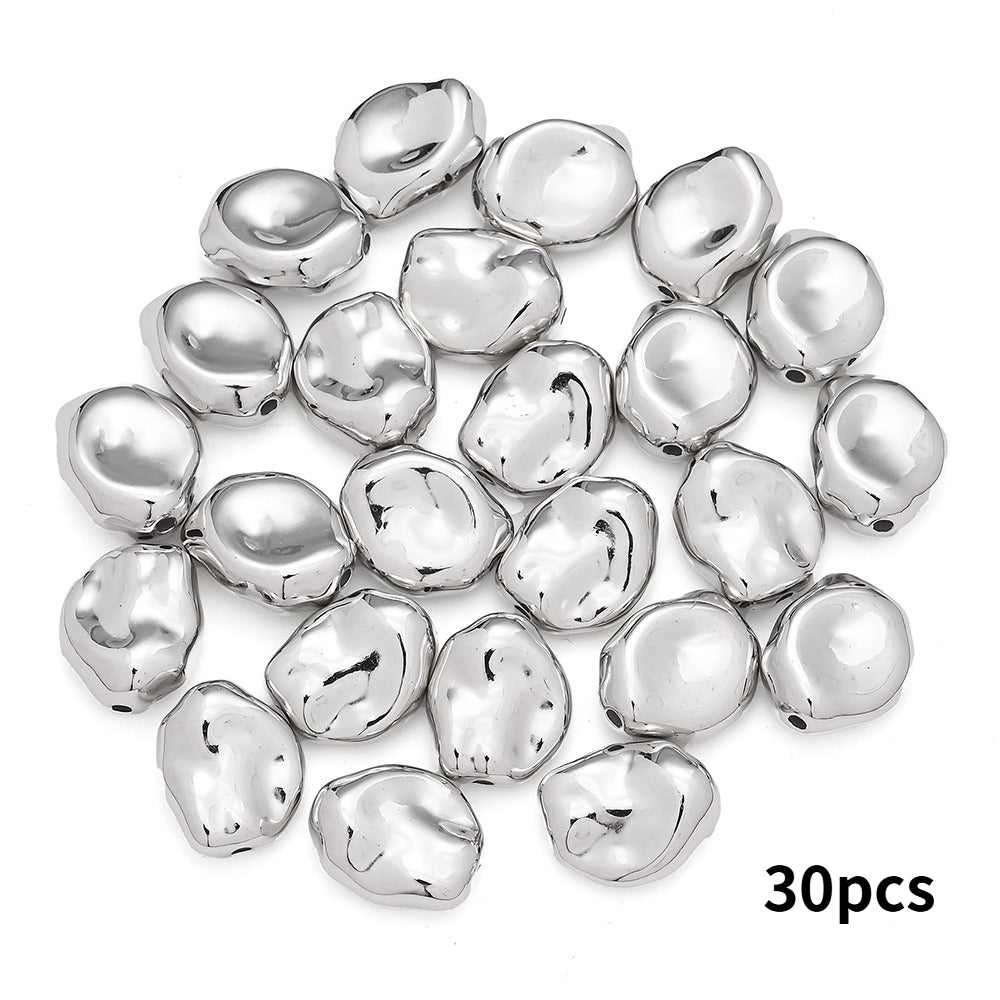 Modern Irregular Faceted Beads