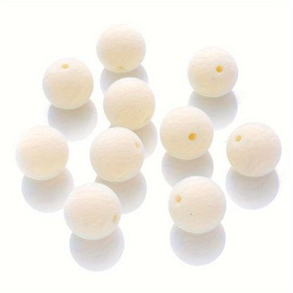 Fleece Pompom Acrylic Beads