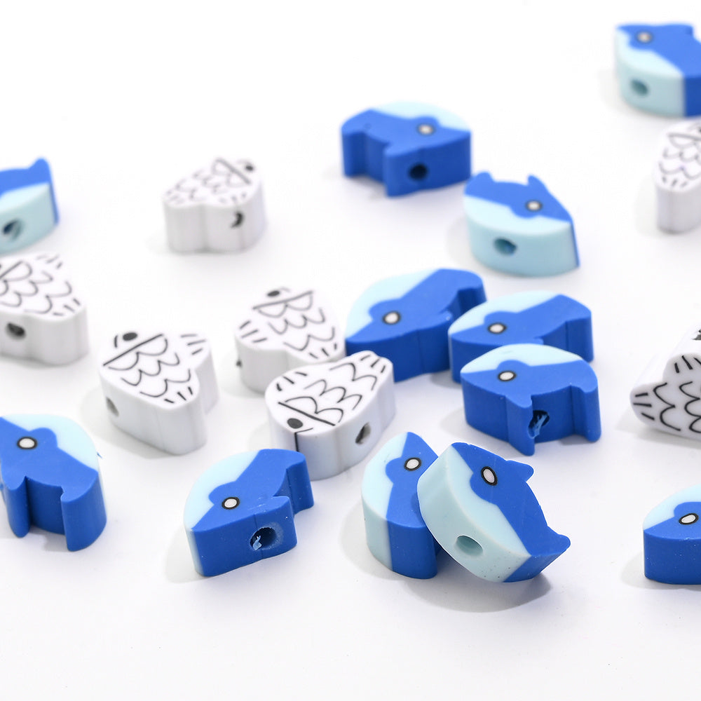 Shark Polymer Clay Beads