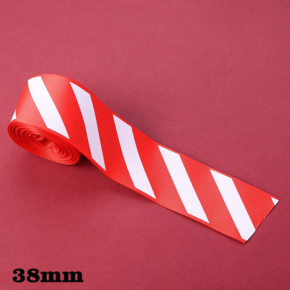 Christmas Striped Ribbon