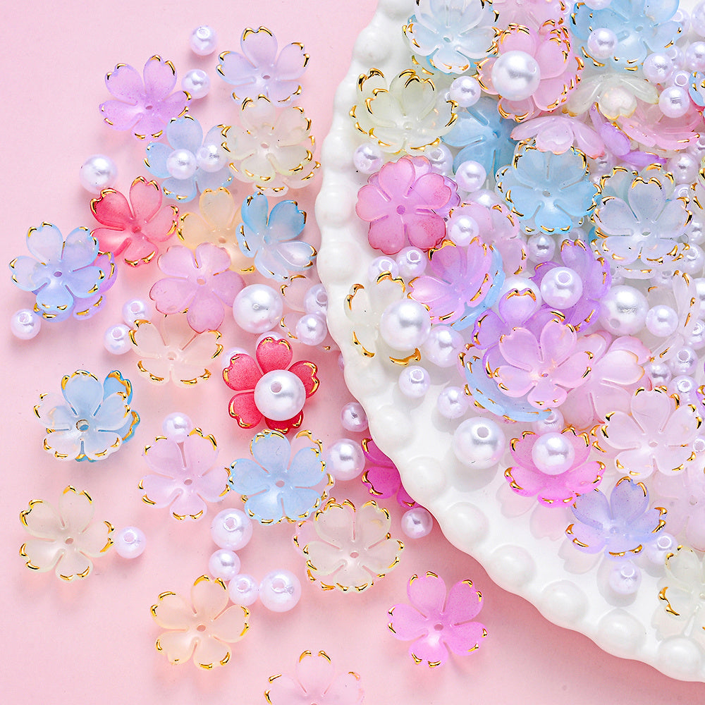 Cherry Blossom Acrylic Bead DIY Kit