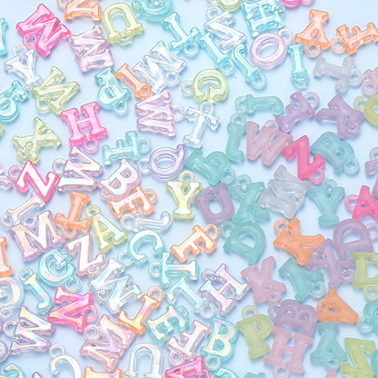 Mixed Letter Acrylic Pendants